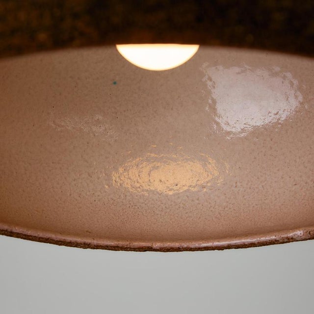Vintage Danish Ceramic Pendant Light, 1970s For Sale - Image 3 of 12