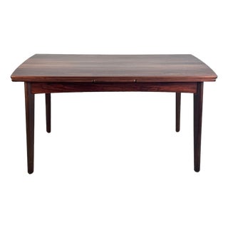 Vintage Danish Rosewood Dining Table For Sale