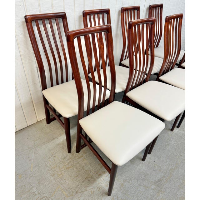Vintage Danish Modern Rosewood Dining Chairs - Set of 12 For Sale - Image 4 of 11
