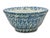 Ceramic Best Large 13 Inch Antique American Blue Spongeware Decorated Stoneware Kitchen Mixing Bowl in Excellent Condition For Sale - Image 7 of 18