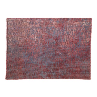 Vintage Turkish Accent Rug With Modern Industrial Luxe Style - 02'02 X 02'11 For Sale