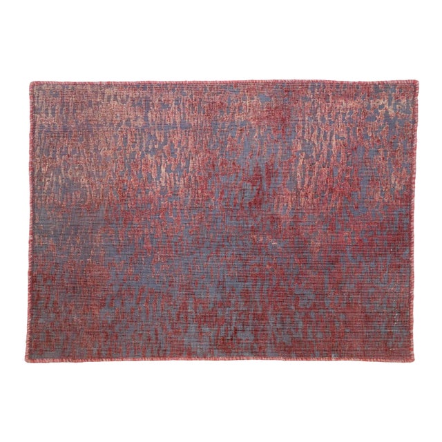 Vintage Turkish Accent Rug With Modern Industrial Luxe Style - 02'02 X 02'11 For Sale