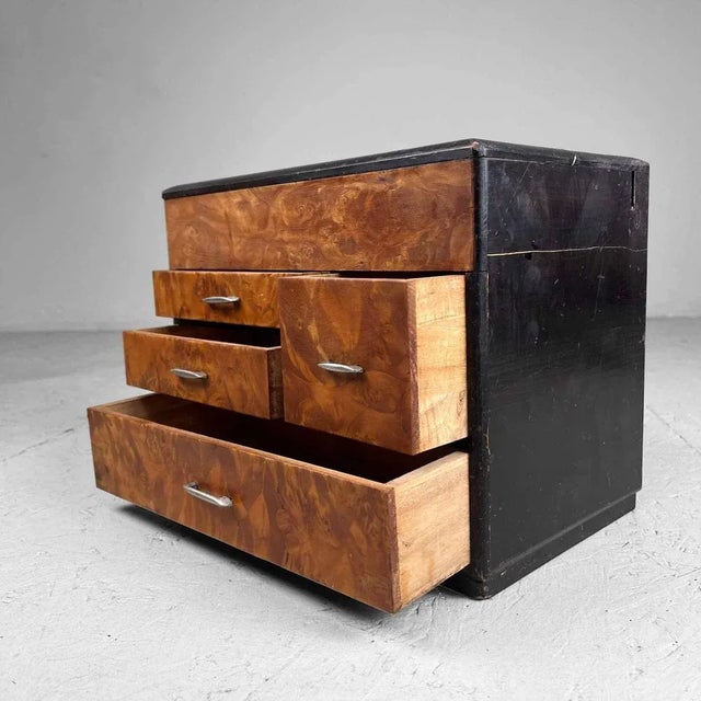 Wood Haribak Taisho Sewing Chest, Japan, 1890s For Sale - Image 7 of 8