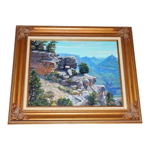"Blue Horizon" Grand Canyon Oil Painting by Mick McGinty