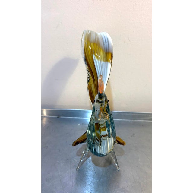 1960s Murano Glass Rooster Figurine For Sale - Image 5 of 6