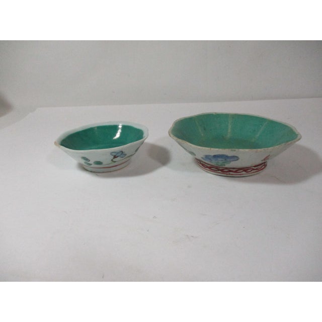 Ceramic 1920s Chinese Porcelain Bowls- Set of 2 For Sale - Image 7 of 7