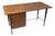 Mid 20th Century Mahogany and Brass Desk Designed by Paul McCobb for Calvin Furniture For Sale