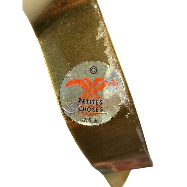 Mid 20th Century Large Dresden Petites Choses Brass All-Season Holidays Brass Wreath (Christmas, Halloween, Thanksgiving, Etc.) For Sale - Image 10 of 10