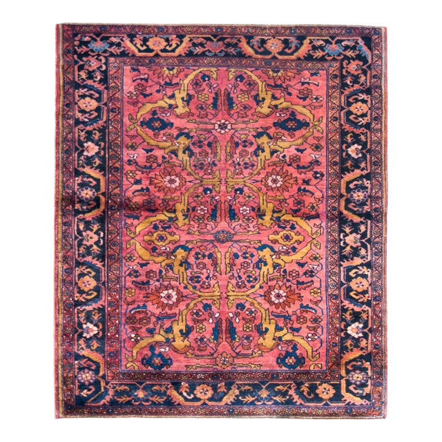 Early 20th Century Persian Lilihan Rug For Sale