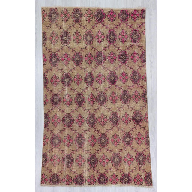 Vintage rug from Konya region of Turkey. In good condition. Approximately 45-55 years old.