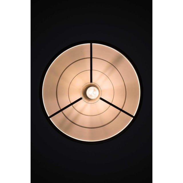 Metal Mid-Century Ceiling Lamp in Brass by Alf Svensson & Yngvar Sandström, 1960s For Sale - Image 7 of 8