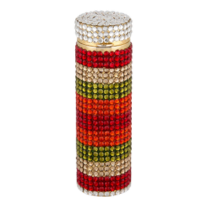 90s Judith Leiber Pillbox Crystal Life Saver Mint Candy Pill Box Red Green Lieber Vintage