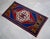 1970s Hand Knotted Small Turkish Rug Mini Rug Mat, Floor Decor - 1'10" X 3'5" For Sale - Image 11 of 14