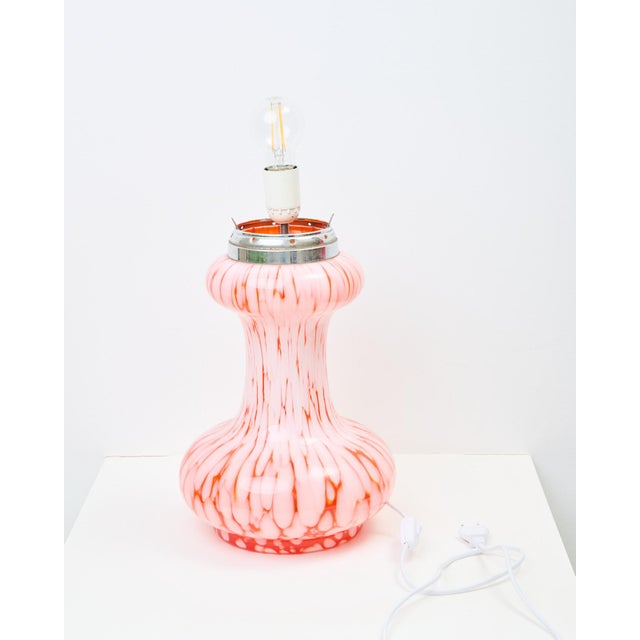 Large Murano Glass Lamp, 1960s-1970s For Sale - Image 6 of 8