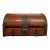 Large 19th Century Anglo Indian Malabar Treasure Chest With Brass Fittings For Sale