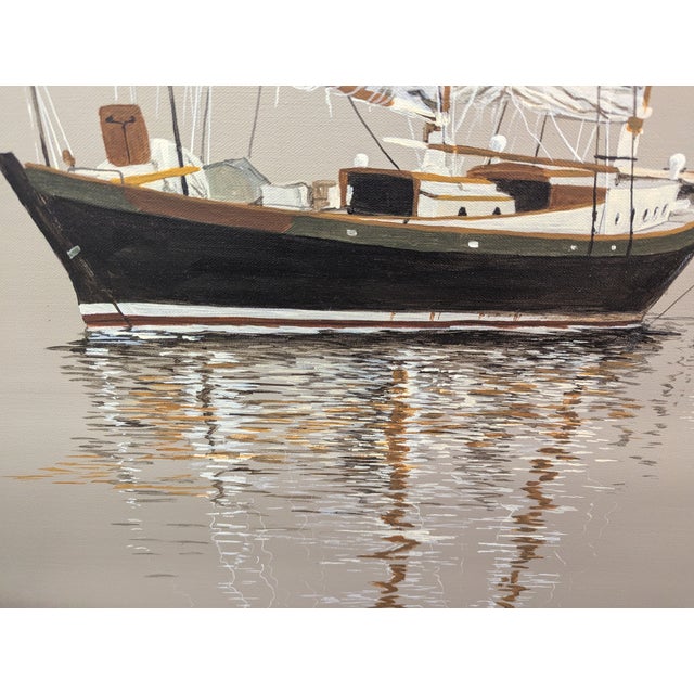 Coastal Jeffrey Sabol Oil Painting For Sale - Image 3 of 12