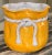 Made in Italy Trompe L’Oleil Lemon Yellow Cache Pot For Sale - Image 12 of 12