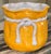 Made in Italy Trompe L’Oleil Yellow Cache Pot For Sale - Image 12 of 12