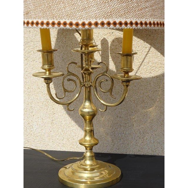 Copper Candlestick Bedside Lamps, 1890s, Set of 2 For Sale - Image 5 of 18