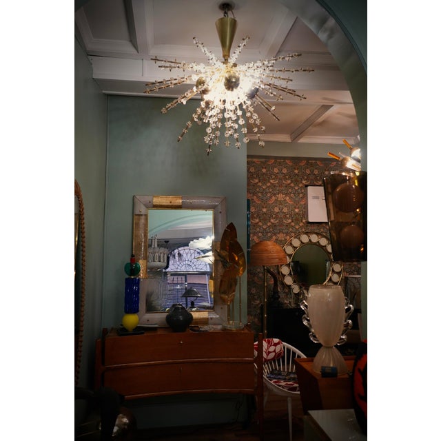 Something truly incredible this Murano chandelier. Surprising design from the 70s, due to the very particular shape of...