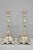 Antique Silver Plated Warsaw Imperial Russia 12" Baroque Style Candlestick Holders - a Pair. Circa Early 20th Century....