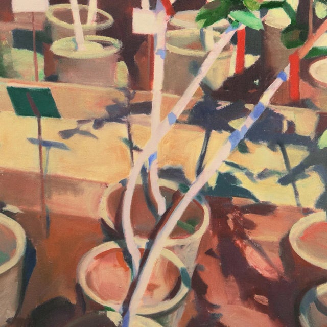 'In the Greenhouse Nursery' by Boyd Gavin, 1986, Gump's, San Francisco