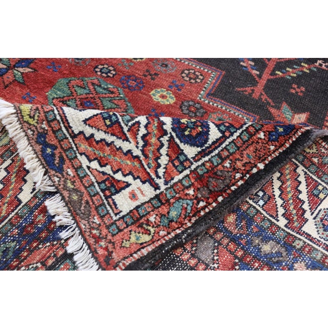 Antique Persian Bakhtiari Gallery Carpet, 4'7" × 11'3" For Sale - Image 4 of 10