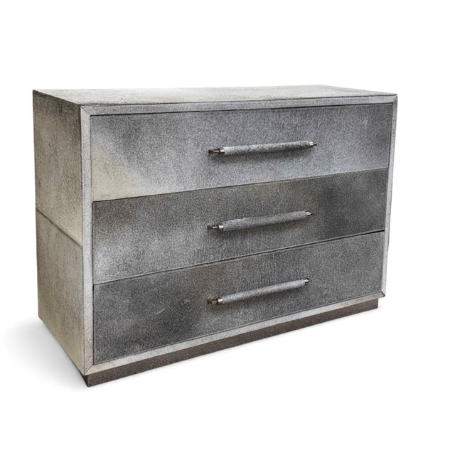 Contemporary Bernhardt Parkin Hair on Hide Chest of Drawers For Sale - Image 3 of 17