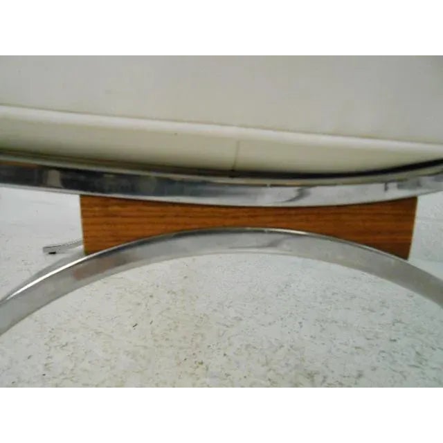 Pair of Vintage Modern Barcelona Style Lounge Chairs by Selig For Sale - Image 11 of 12