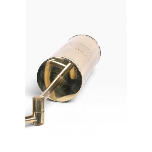 Mid 20th Century Mid Century Modern Brass Flex Arm Desk Lamp by Walter Von Nessen For Sale - Image 13 of 18
