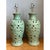Vintage Celadon Pierced Ceramic Lamps - a pair For Sale - Image 11 of 12