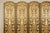 Vintage Four-Panel Screen with Gilt Renaissance-Style Scroll and Urn Motifs For Sale - Image 9 of 18