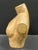 Late 20th Century Carved Wood Solid Female Torso Sculpture #K58 For Sale - Image 4 of 9