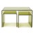 Stylish Retro-Inspired Acrylic Nesting Table Set – Olive Green Elevate your interior with this stunning set of 3 acrylic...