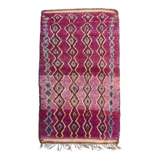 Midcentury Talsint Rug 4'1 X 6'6 For Sale