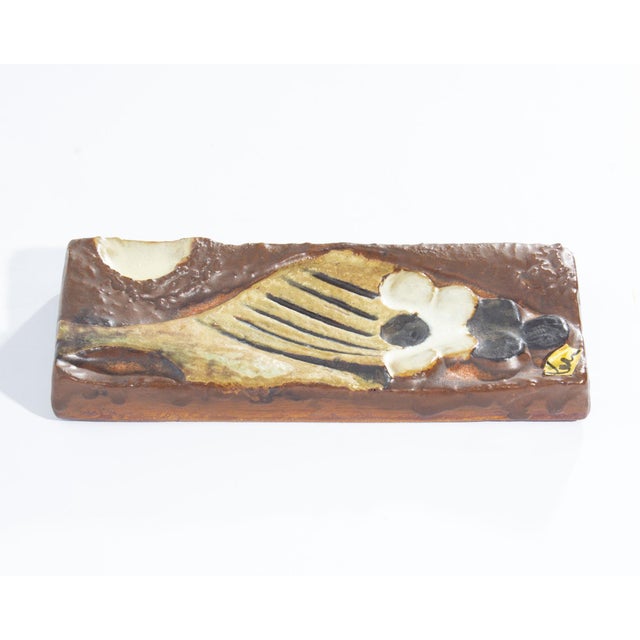 Ceramic Helmut Friedrich Schäffenacker German Ceramic Wall Plaque For Sale - Image 7 of 8
