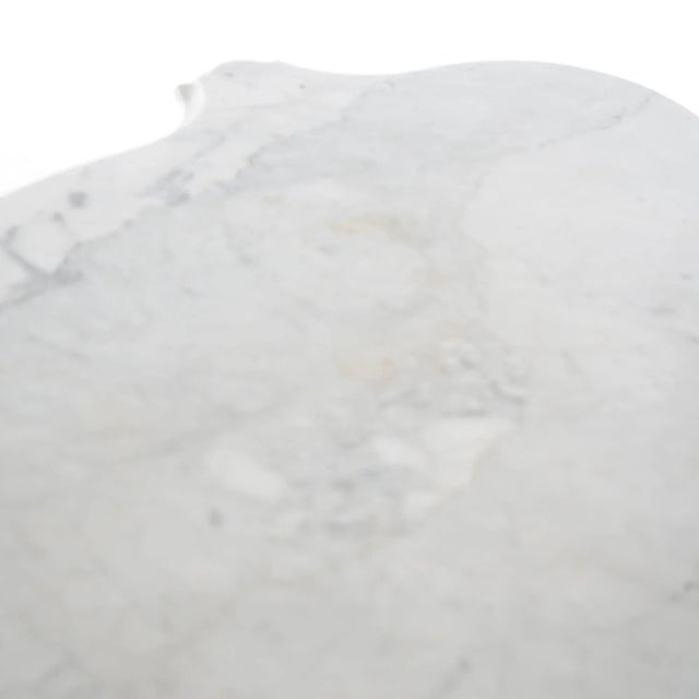 Antique Victorian Carved Walnut & Marble Turtle Top Parlor Table Circa 1890 For Sale - Image 10 of 12