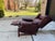 1970s Vintage Lane Acclaim Leather Wingback Chair Recliner For Sale - Image 9 of 13
