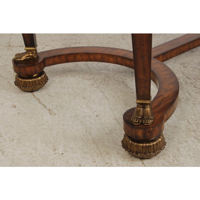 Maitland Smith French Empire Leather Top Desk For Sale - Image 14 of 18