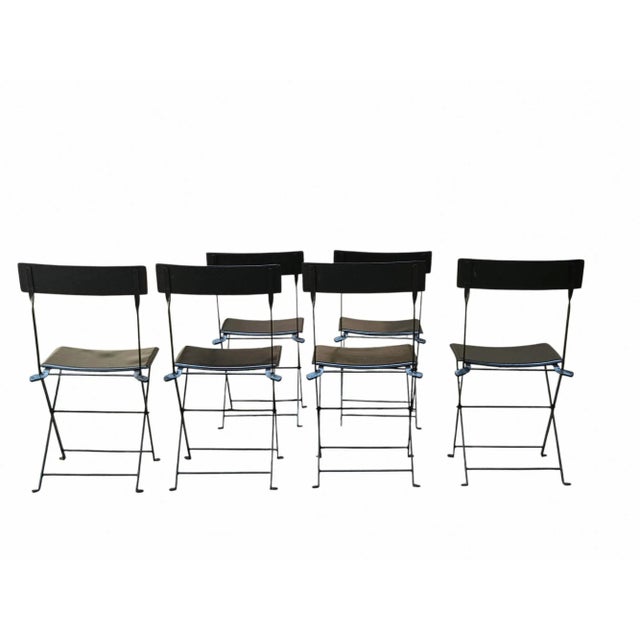 1990s Vintage Italian Celestina Chairs by Marco Zanuso for Zanotta, 1990s, Set of 6 For Sale - Image 5 of 10