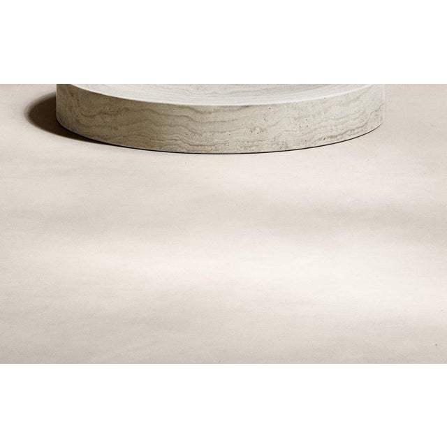 Levitation Centerpiece in Navona Travertine by Paloma Editions For Sale - Image 6 of 8