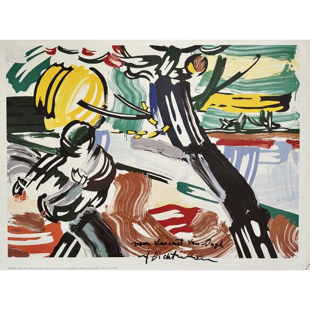 Roy Lichtenstein, The Sower, Offset Lithograph, 1985 For Sale