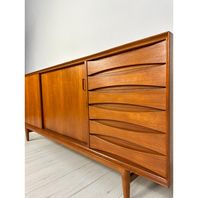 Vintage Mid-Century Danish Teak OS29 Sideboard by Arne Vodder for Sibast, 1960s For Sale - Image 10 of 16