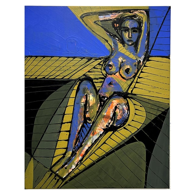 Contemporary Wunderlich, Nude in Space, Canvas For Sale - Image 3 of 3