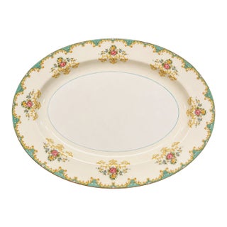 Vintage Noritake Tiffany Pattern Porcelain Serving Platter For Sale