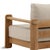 2020s Outdoor Teak & Taupe Cushion Chair For Sale - Image 5 of 7