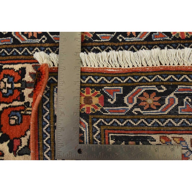 Shahre Babak Rug 3’2” X 4′ Ivory Wool Vintage Traditional Hand-Knotted Carpet For Sale - Image 12 of 12