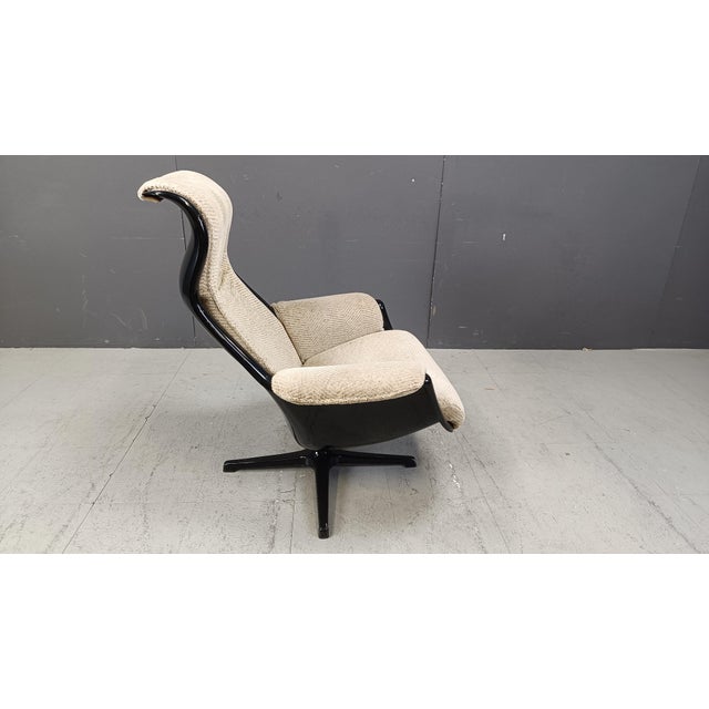 Alf Svensson Mid-Century Space Age Galaxy Armchair attributed to Alf Svensson for Dux, 1968 For Sale - Image 4 of 8