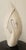Art Deco Revival White Ceramic Swan Haeger 1980s For Sale - Image 10 of 10
