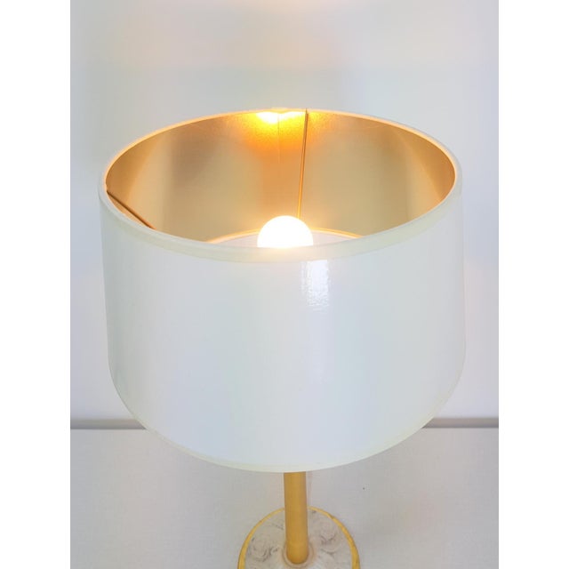 Hollywood Regency Regency Golden Table Lamp by Giulia Mangani, 1970s For Sale - Image 3 of 10